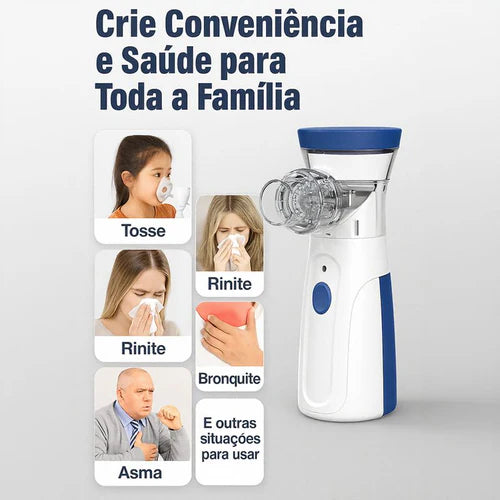 Nebulizador Portátil USB Infantil e Adulto | PureBreath™