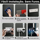 Dispensador Automático de Pasta e Suporte de Escovas | CleanPress Pro™